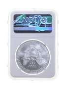 MS67 MINT ERROR 2000 American Silver Eagle - REV Struck Thru - NGC