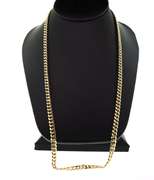 Upscale 10kt Yellow Gold Curb Chain Necklace