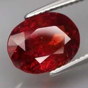Fiery 4.10ct red orange Spessartite Garnet
