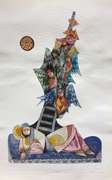 Lithograph by Ebgi Ebgi Jacob Dreams of Ladder