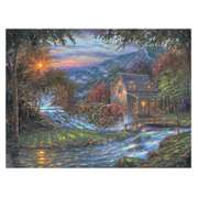 Robert Finale, "Change Of Seasons" Hand Signed, Artist Embellished Limited Edition on Canvas with COA.