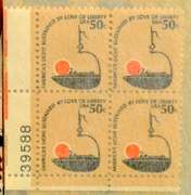 10 50 Cent Mint US Plate Blocks