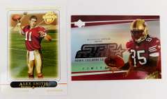 2 49er's Rookie Football Cards