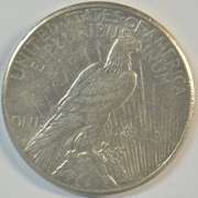 Lustrous near Mint 1924-S Peace Silver Dollar. Key date