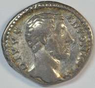 Nice Antonius Pius Roman Silver Denarius, 138-161 AD