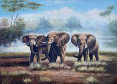 BEAUTIFUL HAND PAINTED OIL PAINTING ON CANVAS