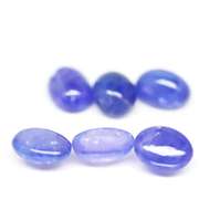 Unheated! 9.19ct set of Tanzanite cabochons