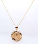2002 $5 Gold Walking Liberty Gold Frame Pendant on Chain