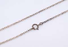 Vintage Sterling Silver Rope Chain Necklace