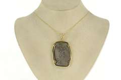 14K Yellow Gold Joanna Shipwreck Coin Reales Statement Pendant