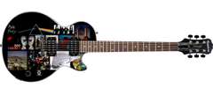 Pink Floyd David Gilmour Gibson Epiphone Les Paul Photo Graphics Guitar ACOA