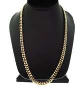 Eccentric 10kt Yellow Gold Curb Chain Necklace