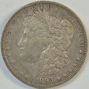 Super sharp and scarce 1893-O Morgan Silver Dollar. Nice XF45