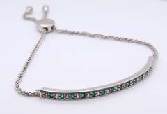 Sterling Silver Gemstone Bracelet