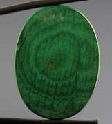 Full bullseye! 58.36ct untreated Green Malachite