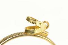 14K Yellow Gold 1 oz. Gold Eagle $50 Coin Bezel Holder Pendant