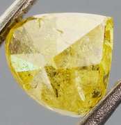 Rare .60ct pear cut canary yellow Diamond