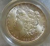 1899-O Morgan Dol PCGS MS-64 color