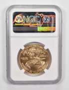 MS70 1989 $50 American Gold Eagle - Graded NGC