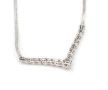 0.93ctw Diamond "V" Necklace in 14K