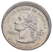 1999-D Connecticut State Quarter OFF CENTER