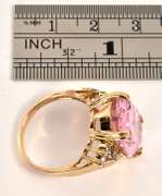 Bold Pink CZ Ring