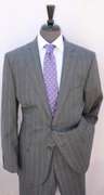 Phenomenal 2-Button Pin-Stripe Suit, Made In Italy