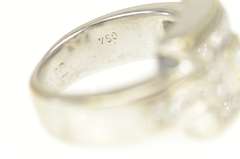 18K White Gold 0.89 Ctw Princess Diamond Square Engagement Ring