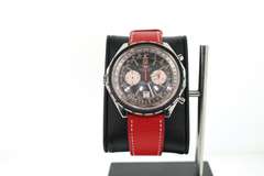 Breitling Chronograph Navimeter with Red Strap