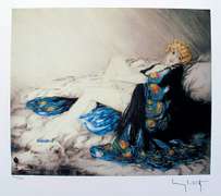 Louis Icart, Silk Robe
