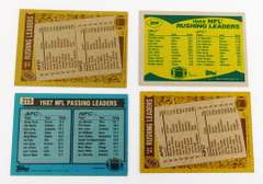 4 NFL Leaders Football Cards