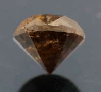 Eye catching .82ct smooth cut chocolate Diamond solitaire