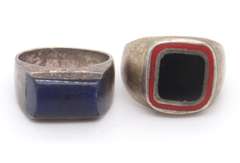 Group Lot of 2 Sterling Silver Rings