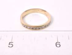 Dazzling Diamond Band Ring in 14K Yellow Gold