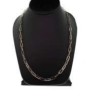 Irresistible 14kt paperclip chain necklace