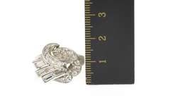 Platinum 1930's 1.55 Ctw Diamond Engagement Setting Ring