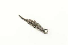 Sterling Silver Articulated Ornate Fish Statement Pendant