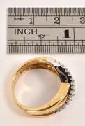 Stylish Diamond Bypass Ring
