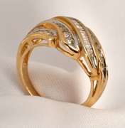 Glittering Dome of Diamonds Ring
