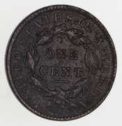 1835 Matron Head Large Cent - Large 8 & Stars - Circulated