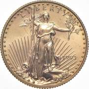 1993 $10 American Gold Eagle - 1/4 Oz. .999 Fine Gold