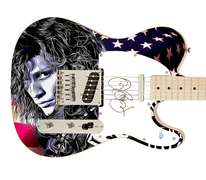 Jon Bon Jovi Autographed Signed Fender Telecaster Photo Graphics Guitar ACOA