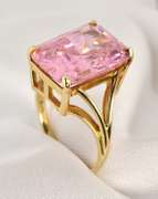 Pretty Pink Topaz Ring