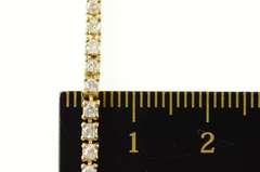14K Yellow Gold 1.52 Ctw Diamond Classic Tennis Bracelet