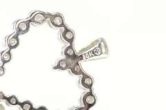 18K White Gold 0.56 Ctw Diamond Heart Love Symbol Pendant