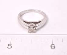Precious Approx. .54CTS Diamond Ring in 14K White Gold