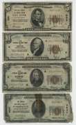 4 Diff. National Currency Notes from the Series of 1929