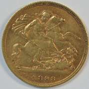 Real pretty 1898 Great Britain Gold Half Sovereign