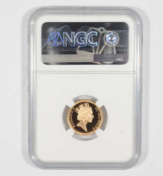 PF70 UCAM 1994 Great Britain 1/2 Sovereign - Graded NGC