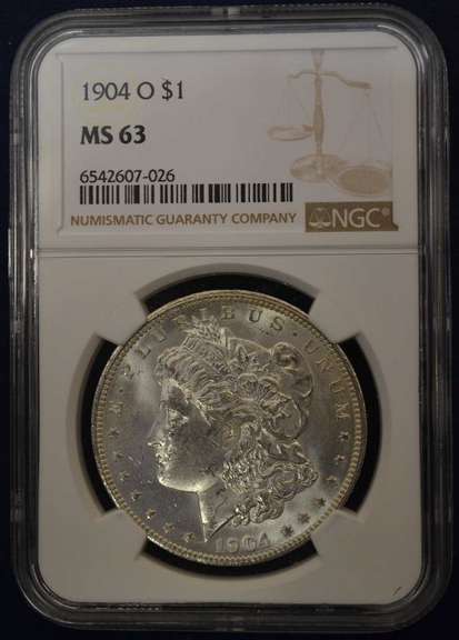 1904-O Morgan Silver Dollar NGC MS63